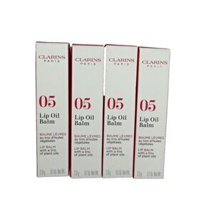 Clarins Paris‎ Lip Oil Balm #05 2.9g / 0.1oz – New Sealed – Plant Oil Formula